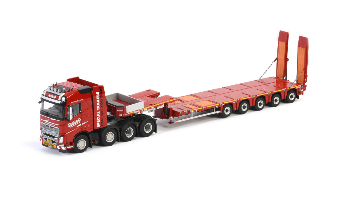 Ideal for Code 3 Brand New Heavy Haulage 1:50 Scale Wsi Daf 8x4  Cat Walk 